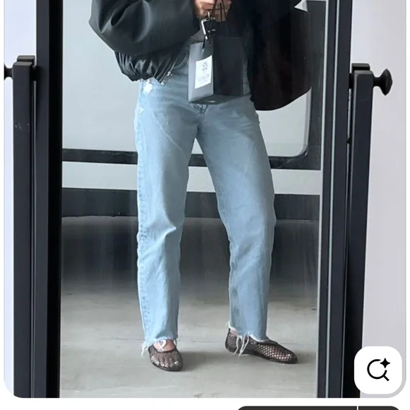 AGOLDE Women's Light Blue '90s Jeans - Picture 1 of 10